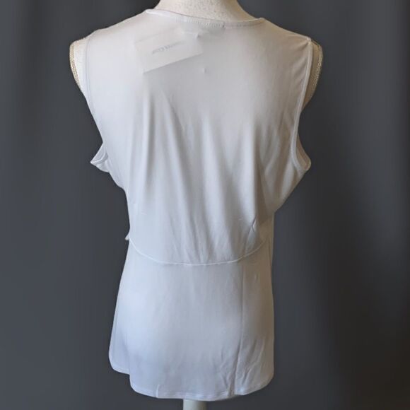 🎄Charter Club Cotton V-Neck Wrap Top - Picture 4 of 7